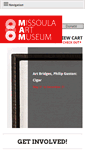 Mobile Screenshot of missoulaartmuseum.org